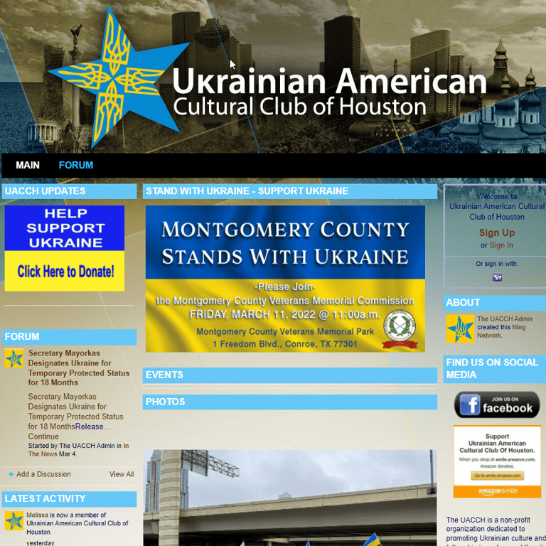 Ukrainian Organization in Houston Texas - Ukrainian American Cultural Club of Houston